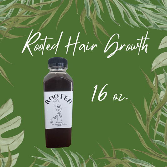 Rooted For Hair Loss - TCM Herbal Tincture. 16oz Practitioner Size